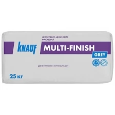 КНАУФ Мультифиниш шпаклевка цементная фасадная (25кг) / KNAUF Multi-Finish шпатлевка цементная фасадная финишная (25кг)