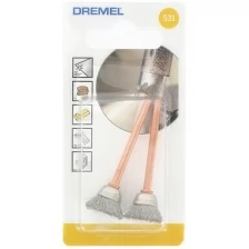 Щётка 13мм №531 2шт Dremel 2 615 053 1JA