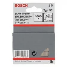 Скобы для скобозабивателя BOSCH 2.609.200.291 1000 скоб 4ММ Т53 для HT8/14. HMT 53