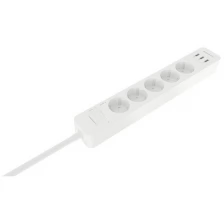 Сетевой фильтр HARPER UCH-560 White, 5 розеток, 3 м, белый