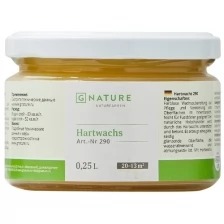 GNature 290, Hartwachs Воск для защиты деревянных поверхностей в бане и сауне 0,25 л