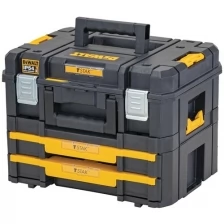 Набор ящиков DeWALT TSTAK 2.0 DWST83395-1 44x33x34 см черный