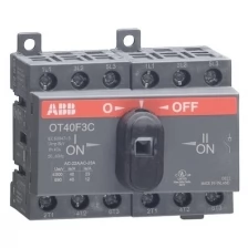 ABB OT40F3C Рубильник реверсивный 3-х полюсный до 40А 1SCA104913R1001