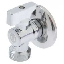 Кран шаровой TIM BL5809, 1/2"х3/4", угловой, для бытовых приборов, хром