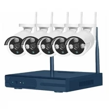 Комплект видеонаблюдения WIFI 2Мп Ps-Link C205W 5 камер для улицы