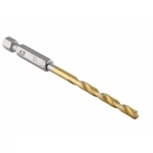 Сверло HAMMER Flex 202-807 DR MT 4,2мм*100 тип хвостовика - HEX, металл, HSS-4241, TIN