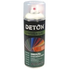 Эмаль алкидная DETON UNIVERSAL черная матовая RAL 9005 аэрозоль 650мл