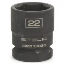 STELS Головка ударная шестигранная, 22 мм, 1/2" Stels 13926