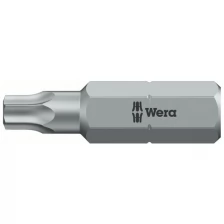 Бита WERA 867/1 Z TORX, вязкая твёрдость, 1/4" C6.3, TX 7 x 25 мм, WE-066494