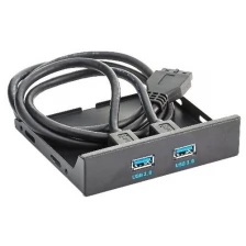 Планка USB3.0 Exegate U3H-615 вывод 2-х портов usb3.0 с материнской платы на фронтальную панель в 3.5 отсек