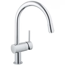 Grohe Смеситель для кухни Grohe Minta с выдвижным C-изливом, хром (32918000)